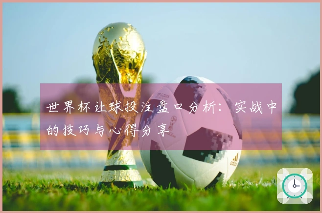 世界杯让球投注盘口分析：实战中的技巧与心得分享